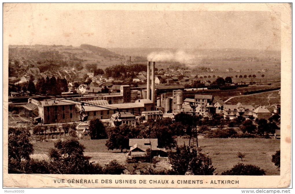 ALTKIRCH : Vue Générale Des Usines De Chaux Et Ciments - Altkirch