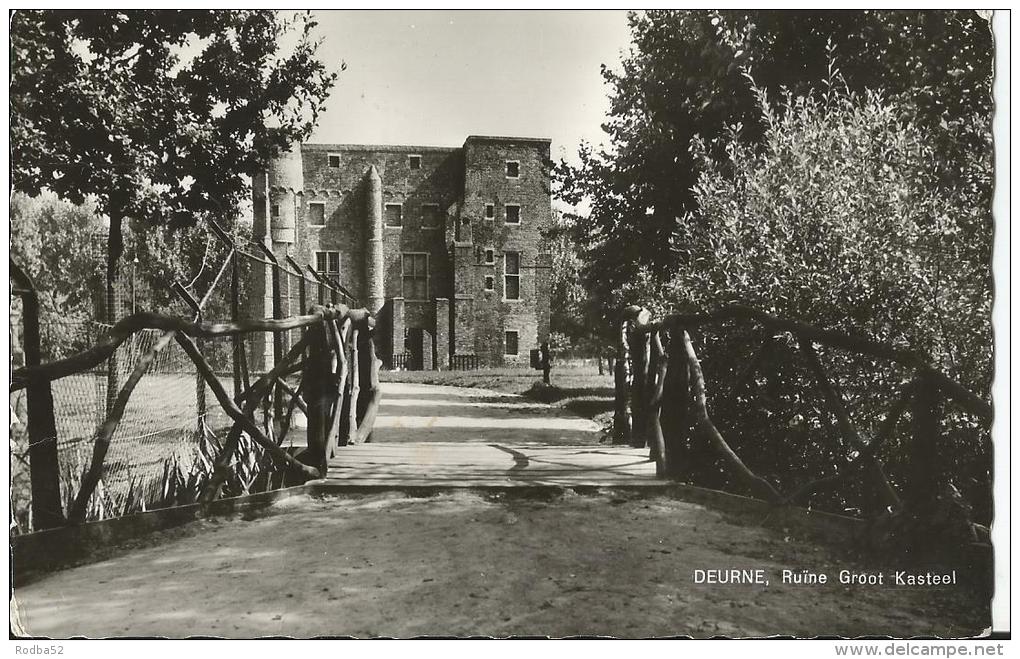 CPSM - - - Hollande - - -  Deurne - Ruine Groot Kasteel - Deurne