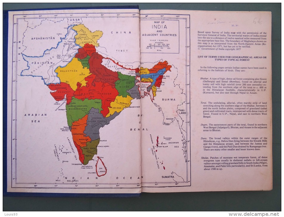 A PICTORIAL GUIDE Of The BIRDS Of The INDIAN Subcontinent (Sàlim Ali & Dillon Ripley) B.H.N.S. 1983 - Vie Sauvage