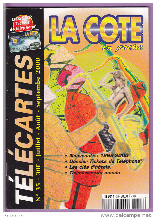 Revue COTE En Poche N° 35 Année 2000 - 64  Pages - Kataloge & CDs