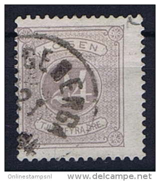 Sweden: Postage Due 1874 Mi 7 B B   Perfo 13, Used. Graulila - Strafport