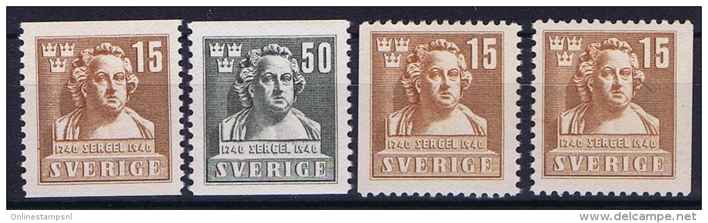 Sweden: 1940 Mi 279 -280 Set MNH/** - Ongebruikt