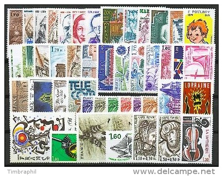 Année Complète 1979 Neuve**:  COTE= 46 Euros !!! - 1970-1979