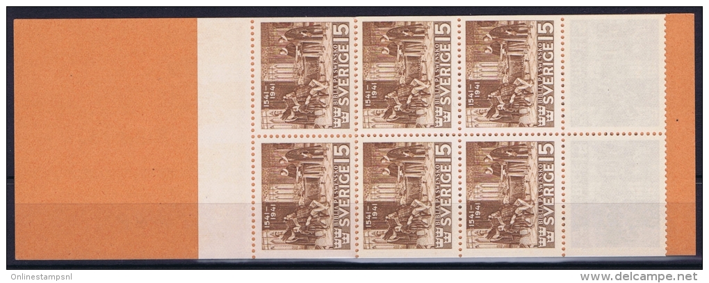 Sweden Stamp Booklet 1941 Mi MH 18 MNH/** , Facit H57, Sc 316 - 1904-50