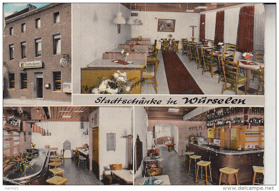 5102 WÜRSELEN, Hotel Restaurant Stadtschänke, Mittelknick - Würselen