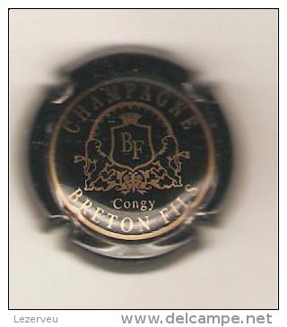 CAPSULE MUSELET CHAMPAGNE BRETON FILS CONGY  OR SUR NOIR - Autres & Non Classés