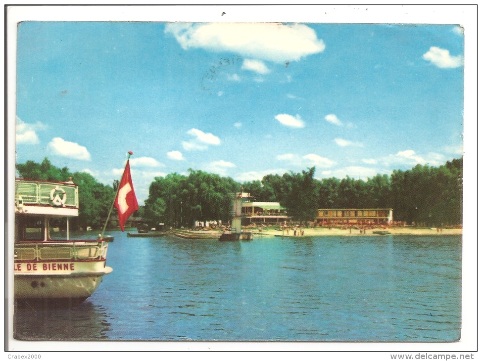 N°Y&T X 92 BIENNE (SUISSE)  Vers LA ROCHEFOUCAULD   Le   1960(2 SCANS) - 1960-.... Briefe & Dokumente