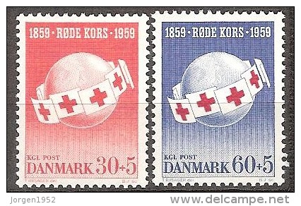 DENMARK  #30+5, 60+5 ØRE** FROM YEAR 1959 - Unused Stamps