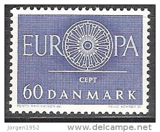 DENMARK  #60 ØRE** FROM YEAR 1960 - Unused Stamps