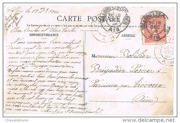 CPA : VILLARS-les-DOMBES - Ecole De Filles - A Circulé - Animée - 1906 - - Villars-les-Dombes
