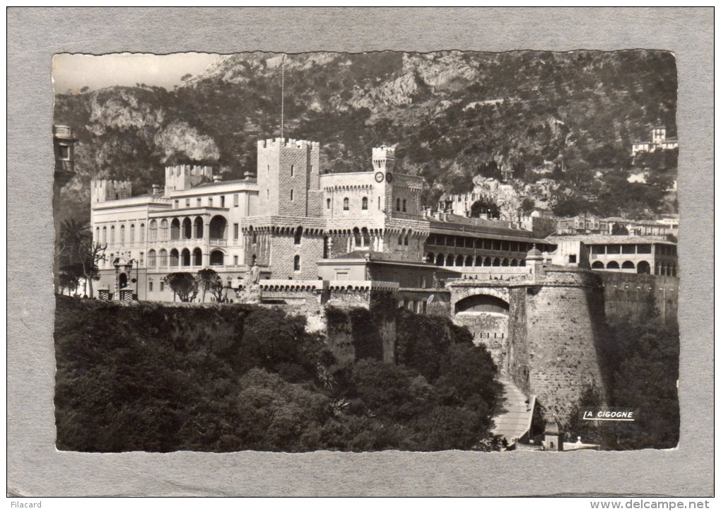 43588   Monaco,    Vue  D"ensemble  Du  Palais  Princier,  VG  1959 - Prince's Palace