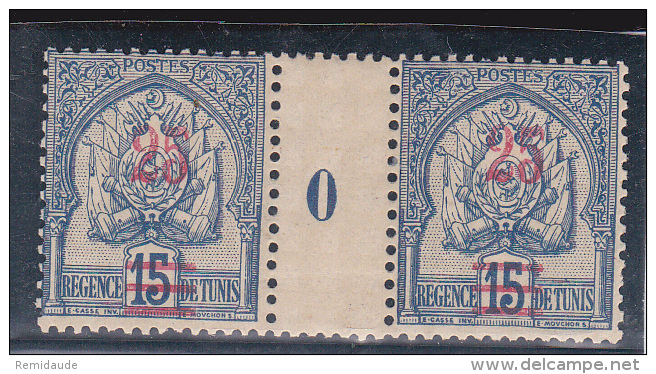 TUNISIE - YVERT N°28 ** MILLESIME 1900 - COTE =  85 EUR. - - Unused Stamps