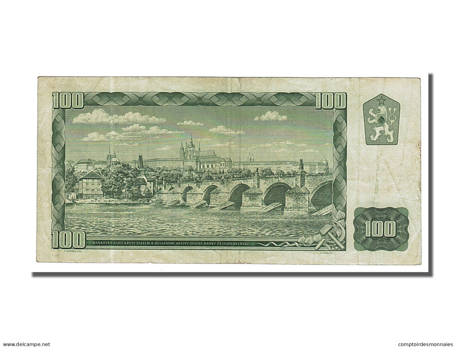 Billet, Tchécoslovaquie, 100 Korun, 1961, TTB - Tchécoslovaquie