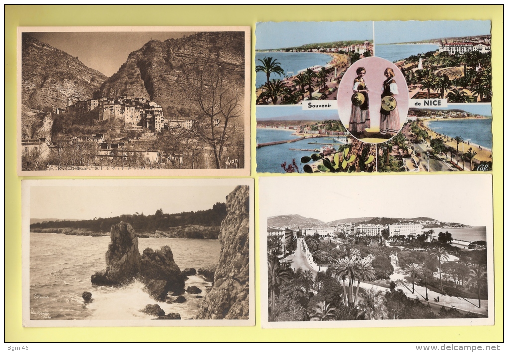 * LOT N°142 De 16  CPSM  : ( Dépt 06 )..Divers Alpes Maritime.. ( Toutes Scannées ) - 5 - 99 Postcards