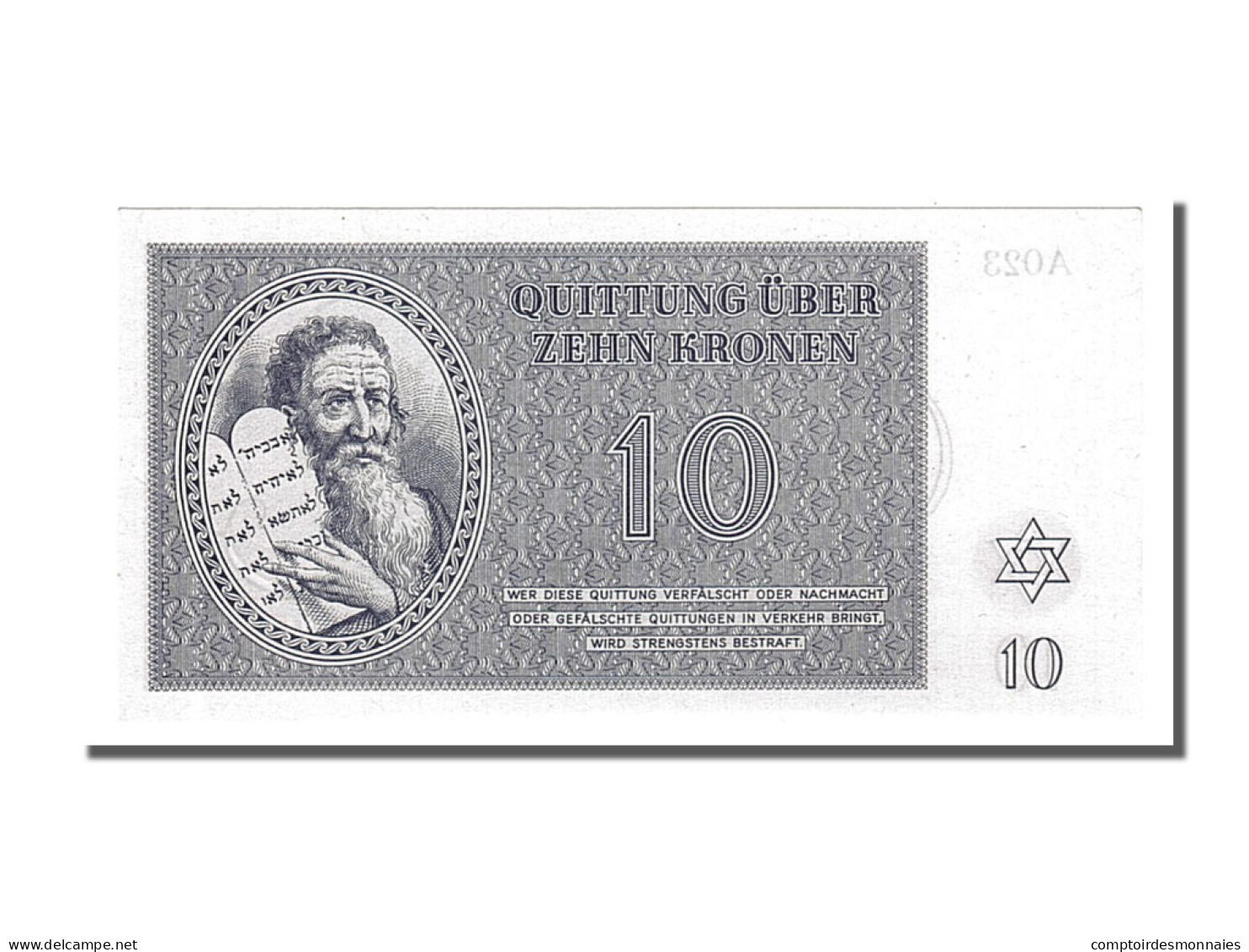 Billet, Tchécoslovaquie, 10 Kronen, 1943, NEUF - Cecoslovacchia