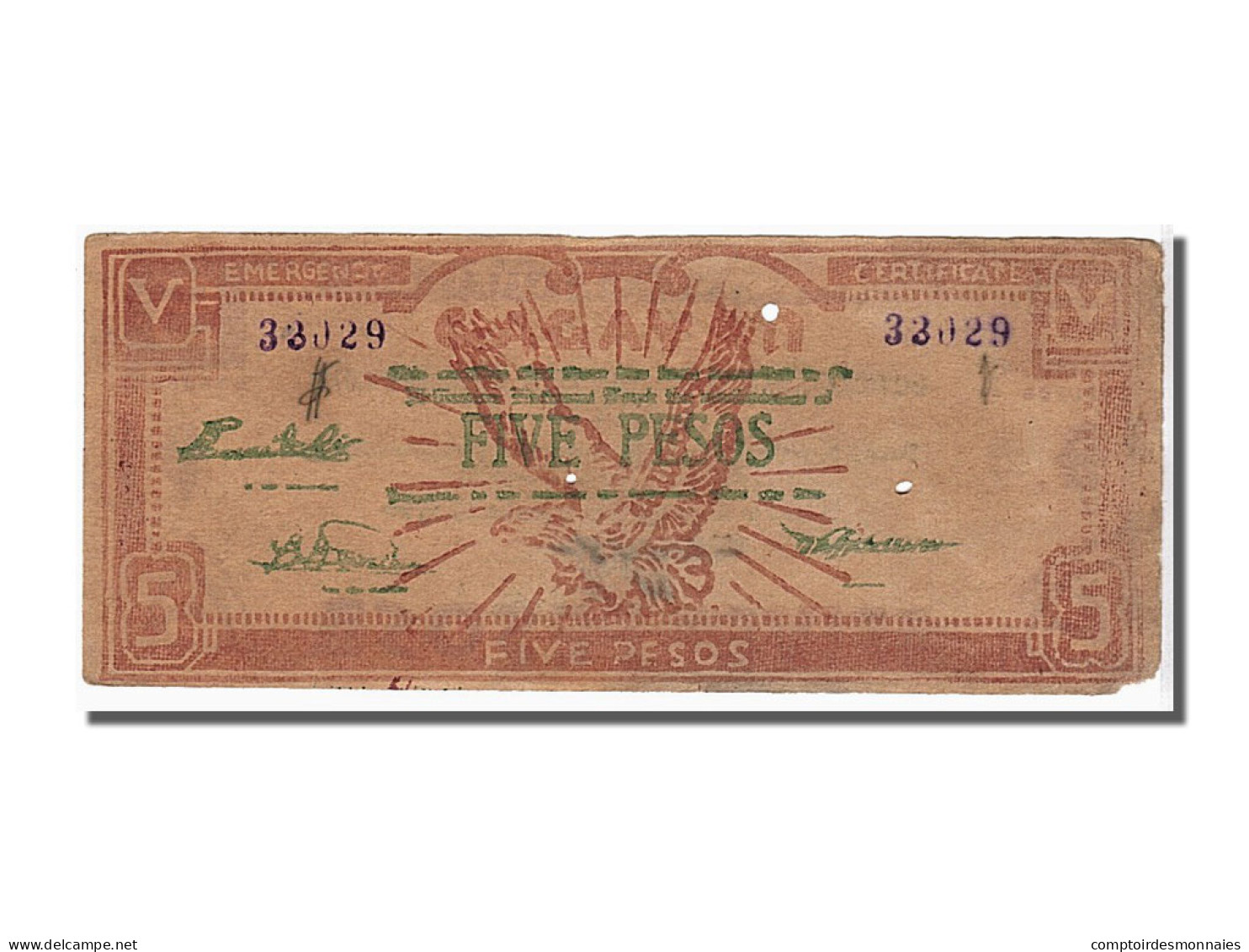 Billet, Philippines, 5 Pesos, TTB - Philippines