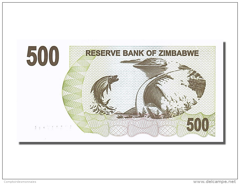 [#253381] Zimbabwe, 500 Dollars, Type 2006-2008 - Zimbabwe