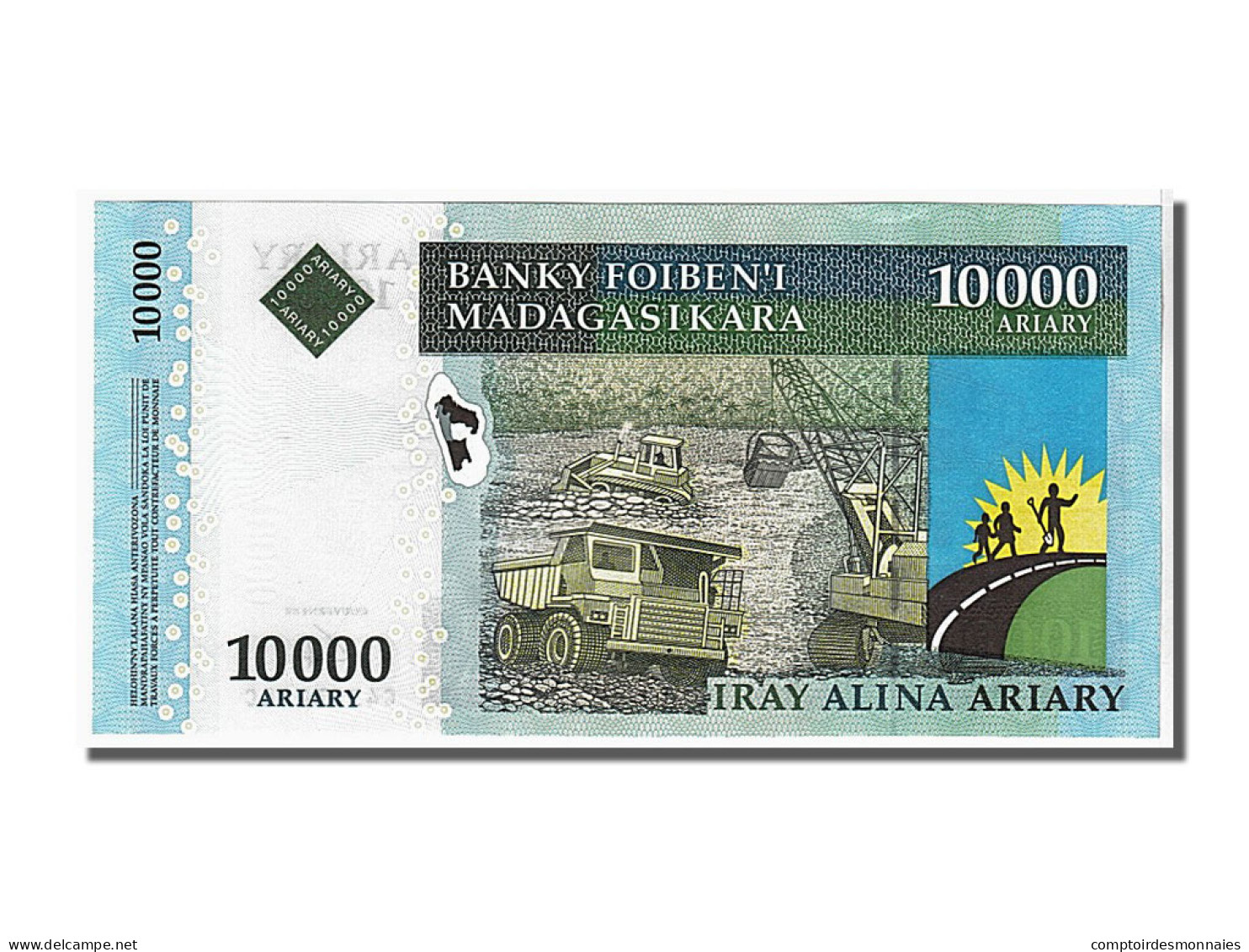 Billet, Madagascar, 10,000 Ariary, 2006, NEUF - Madagascar