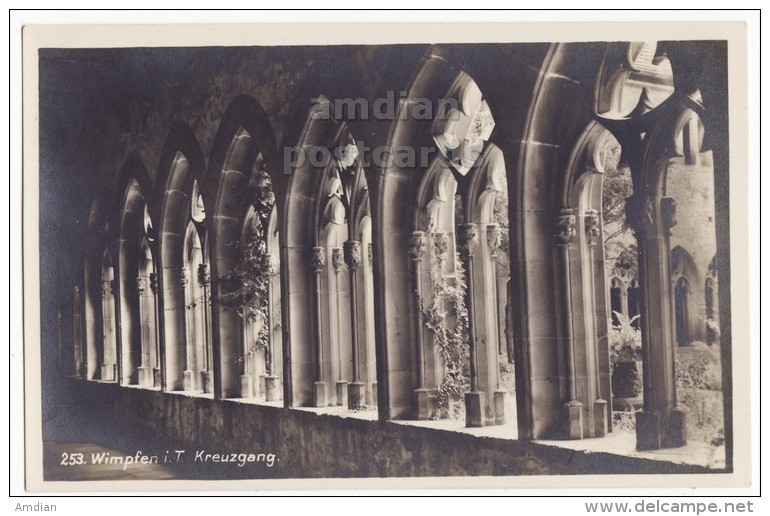 GERMANY - AK BAD WIMPFEN KREUZGANG  C1940s Unused Vintage Real Photo Postcard  RPPC [6634] - Bad Wimpfen