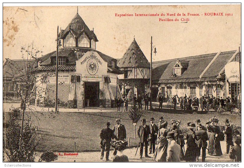 Chili    Exposition Internationale De Roubaix  1911  Pavillon Du Chili - Chili