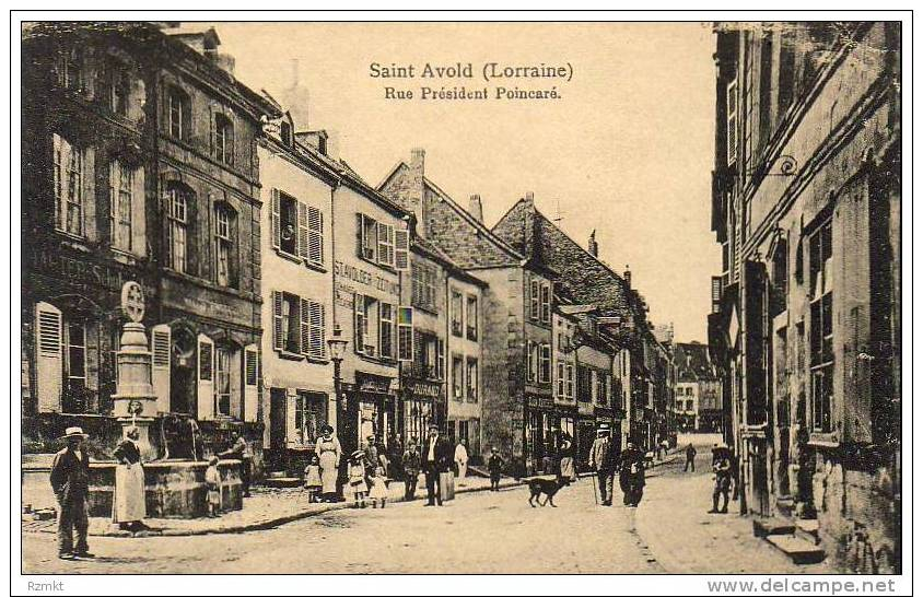 D57  SAINT AVOLD  Rue Président Poincaré - Saint-Avold