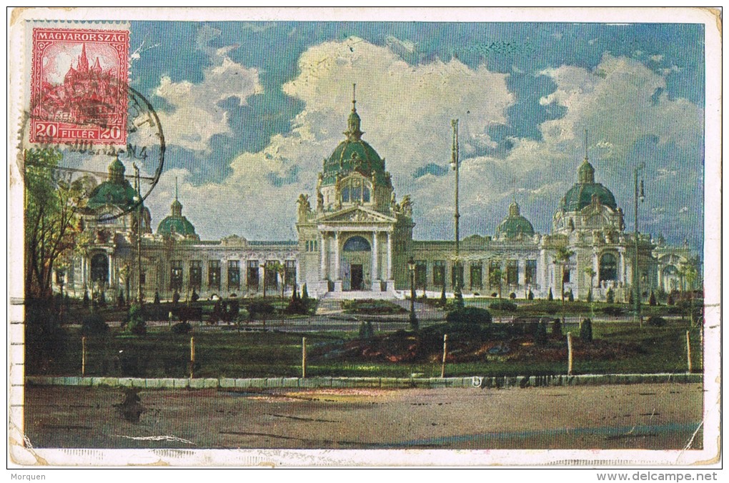 5646. Postal BUDAPEST (Hungria) 1935. Vista - Lettres & Documents