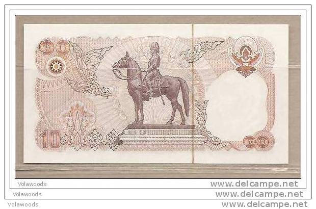 Thailandia - Banconota Non Circolata FdS UNC Da 10 Baht P-87a.4 - 1980 #19 - Tailandia