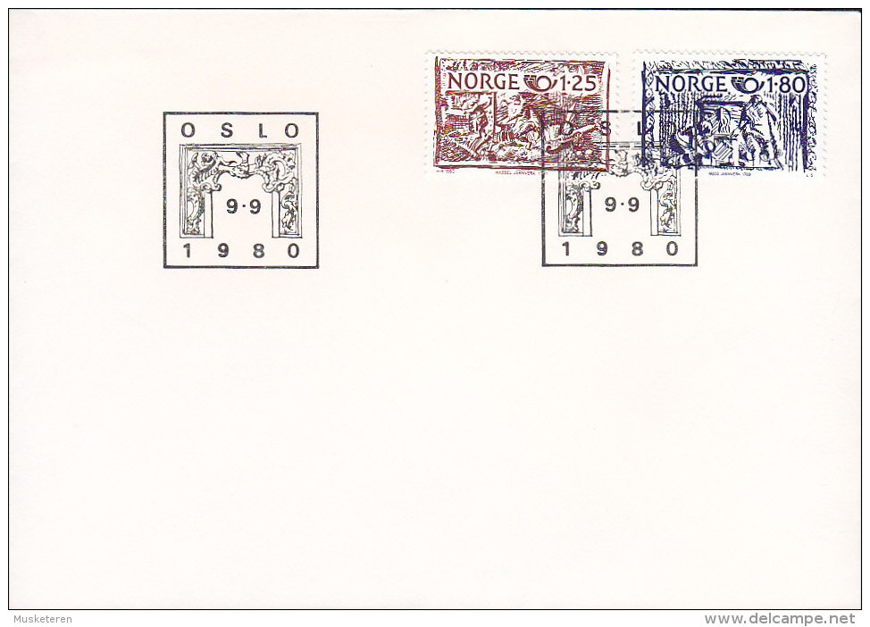 Norway Ersttags Brief FDC Cover 1980 NORDEN : Handwerkskunst Unadressed Cover - FDC