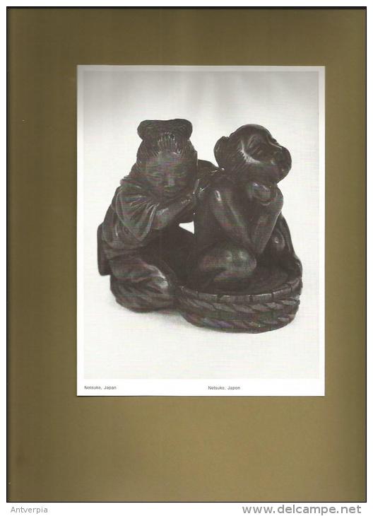 Foto Uit ARS Exotica NETSUKE JAPON 15 Op 20 Cm - Aziatische Kunst