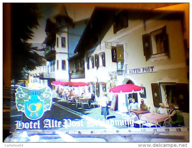 AUSTRIA SCHLADMING Hotel Restaurant ALTE POST N1990 EH2463 - Schladming