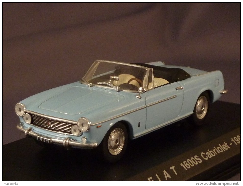 Norev 770190, Fiat 1600 Cabriolet, 1962, 1:43 - Norev