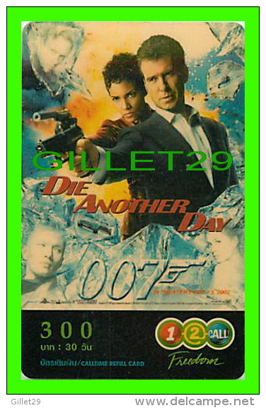 TÉLÉCARTES, THAILANDE - CINÉMA, FILM, DIE ANOTHER DAY 007 - 12/2004 - PHONECARDS - - Cinéma