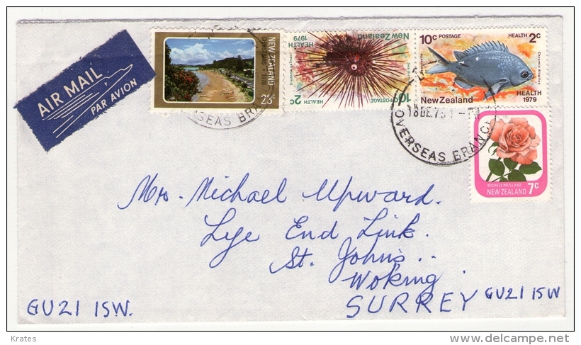 Old Letter - New Zealand - Airmail