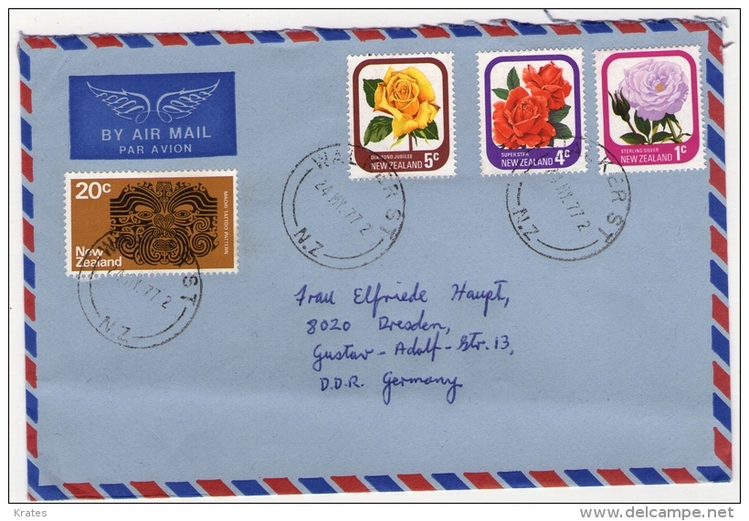 Old Letter - New Zealand - Airmail