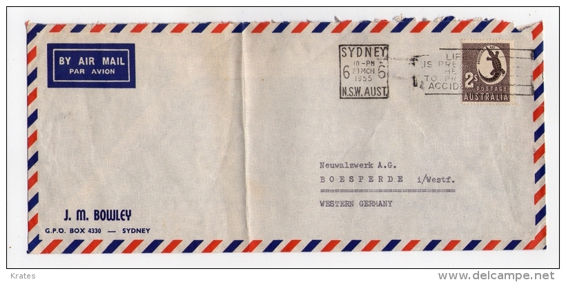 Old Letter - Australia - Brieven En Documenten