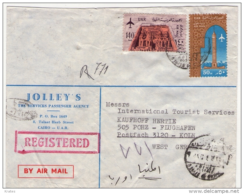 Old Letter - Egypt - Luchtpost