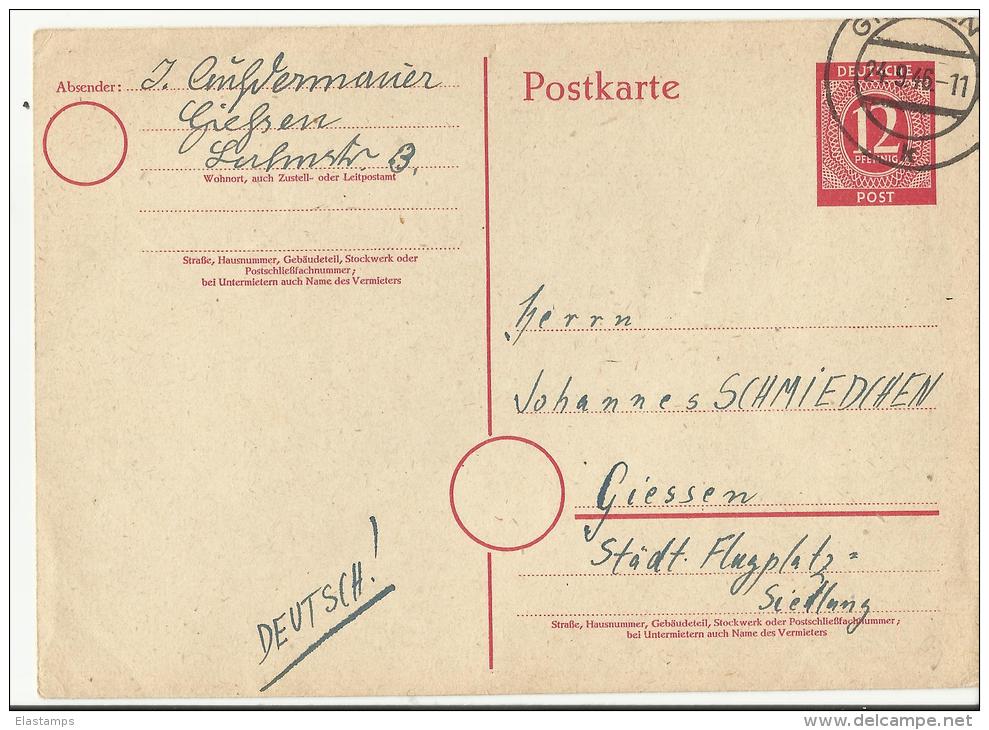 = DR GS 1946 - Postal  Stationery