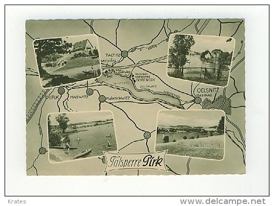 Postcard - Talsperre Pirk        (V 20411) - Vogtland