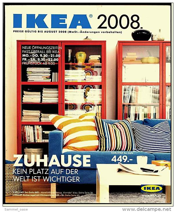 IKEA Katalog 2008  -  Zuhause  -  Kein Platz Auf Der Welt Ist Wichtiger  -  380 Seiten - Catalogues