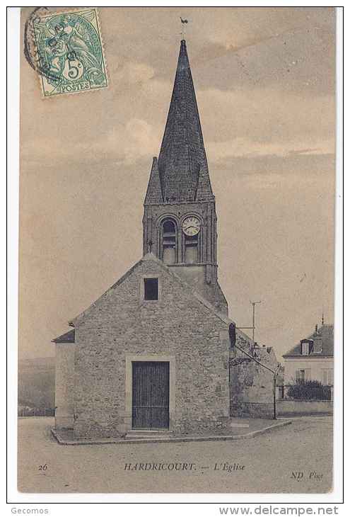 CPA 78 - HARDRICOURT - L'Eglise - Hardricourt