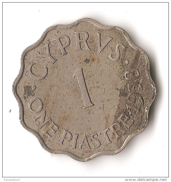 CHYPRE 1 PIASTRE  1938 - Cyprus