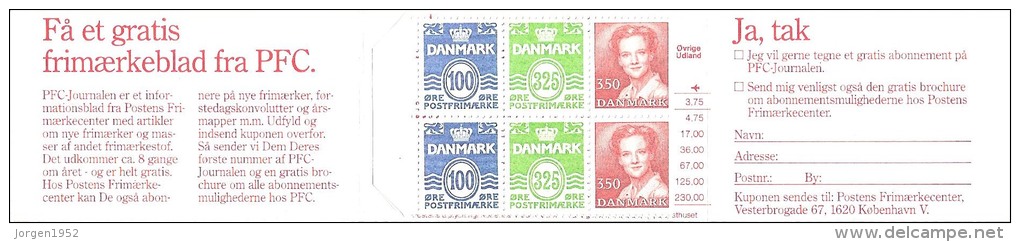 DENMARK  # BOOKLETS H35 MINT FROM YEAR 1990 (PRICE IN DENMARK 24 EURO) - Carnets