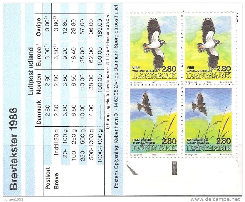 DENMARK  # BOOKLETS S41 MINT FROM YEAR 1986 (PRICE IN DENMARK 20 EURO) - Libretti