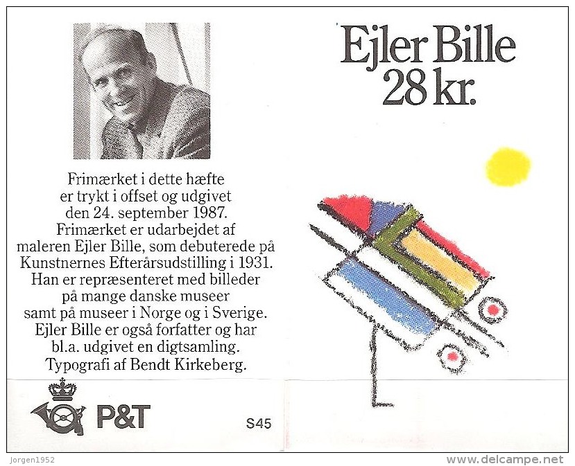 DENMARK  # BOOKLETS S45 MINT FROM YEAR 1987 (PRICE IN DENMARK 10 EURO) - Postzegelboekjes