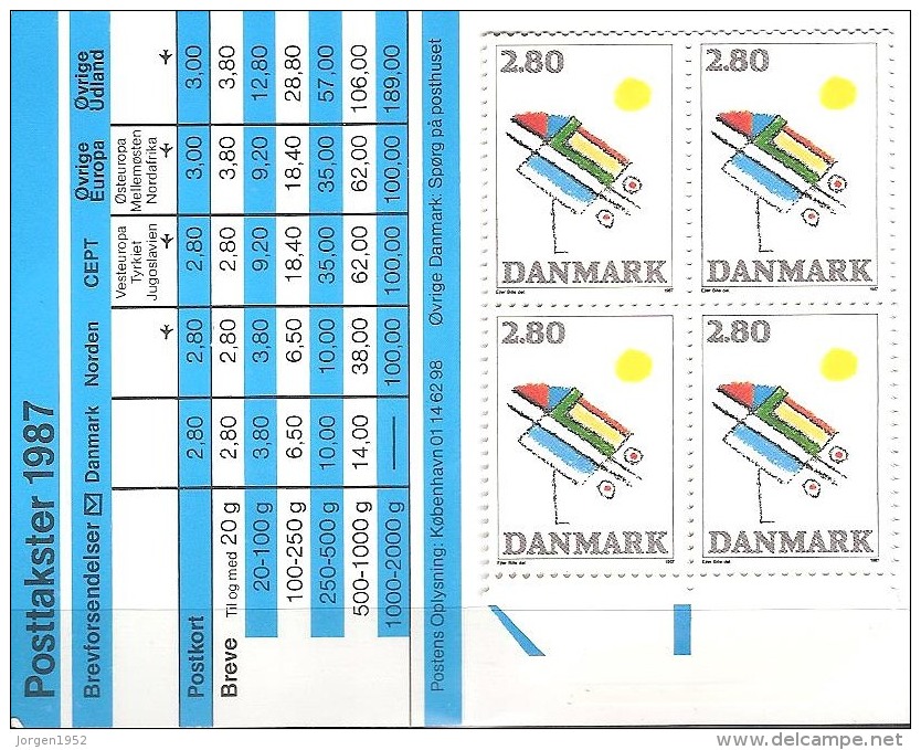 DENMARK  # BOOKLETS S45 MINT FROM YEAR 1987 (PRICE IN DENMARK 10 EURO) - Booklets