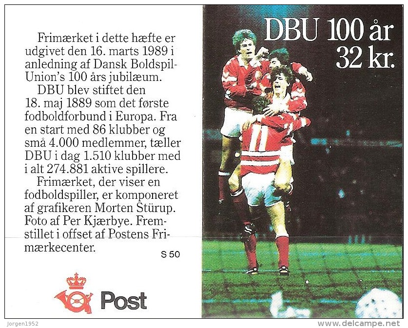 DENMARK  # BOOKLETS S50 MINT FROM YEAR 1989 (PRICE IN DENMARK 14,75 EURO) - Postzegelboekjes