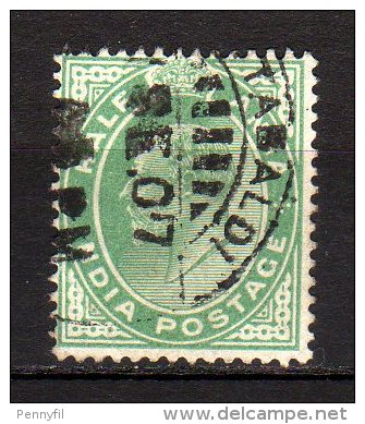 INDIA - 1902/09 YT 58 USED - 1902-11  Edward VII