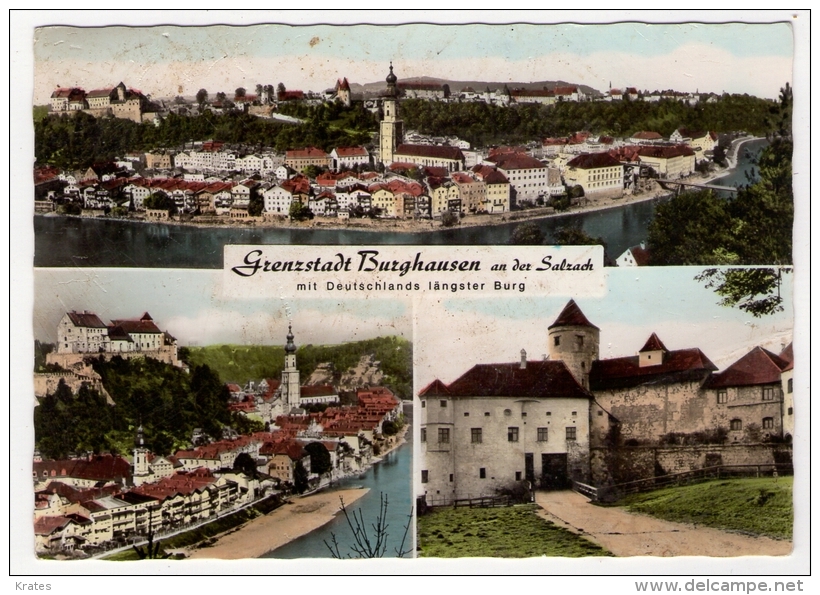 Postcard - Grenzstadt Burghausen   (V 20345) - Burghausen
