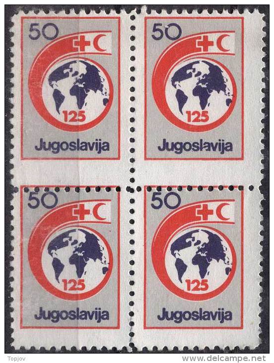 YUGOSLAVIA - JUGOSLAVIA - ERROR - VERT. IMPERF. - TBC TAX - RED CROSS - Pair - **MNH -1987 - Beneficenza