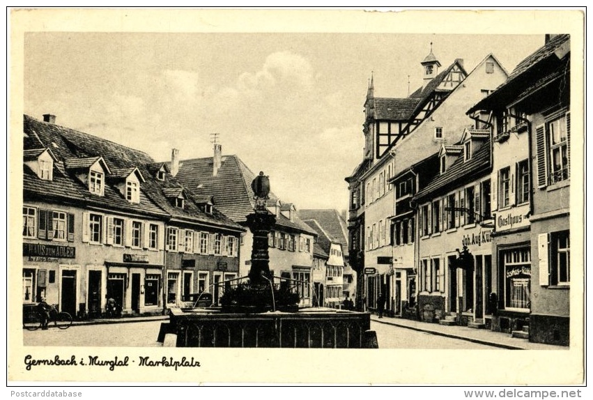 Gernsbach I Murgtal - Marktplatz - Gernsbach